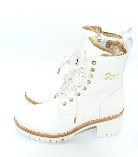 Botin mujer Panama Jack padma b6 Blanco