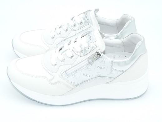 cremallera Sneaker Nerogiardini 06450d Blanco