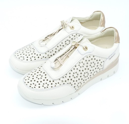 piel troquelada Sneaker Pikolinos cantabria 6584 Hielo Vico Online