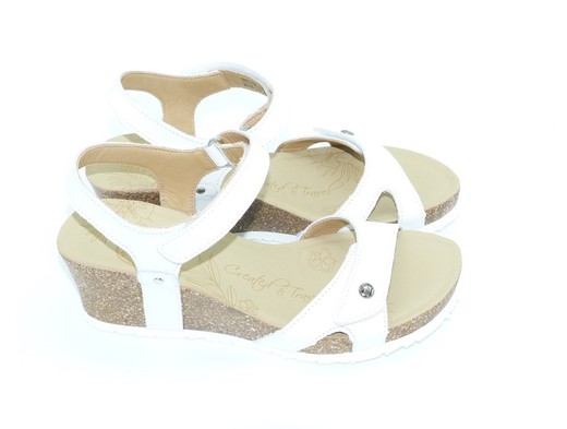 Sandalia Cuña Panama Jack julia basics 17 Blanco