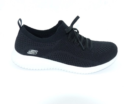 Sneaker Elástico Sneaker Skechers 12841 Negro