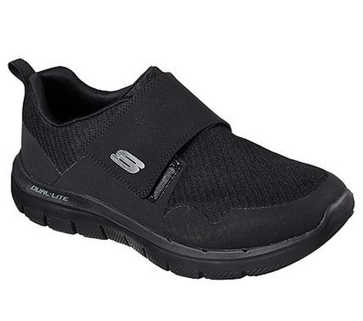 Deportivo Velcro Deportivo Hombr Skechers 52183 Negro
