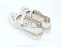 piel troquelada Mocasín Mujer Pikolinos cantabria 6989 Hielo