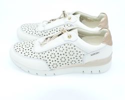 piel troquelada Sneaker Pikolinos cantabria 6584 Hielo