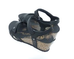 Sandalia Cuña Panama Jack julia basics b1 Negro