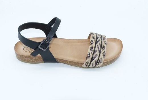 Sandalia Plana Porronet 2611 Negro
