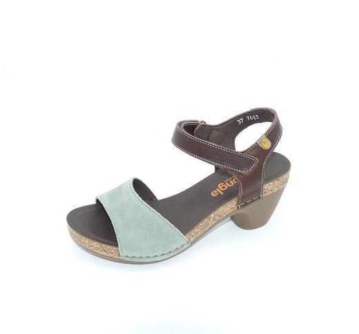 Sandalia Tacón Jungla 7683 Verde