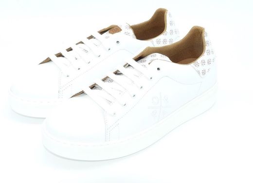 talonera logo popa Sneaker Popa 026 vicort Blanco