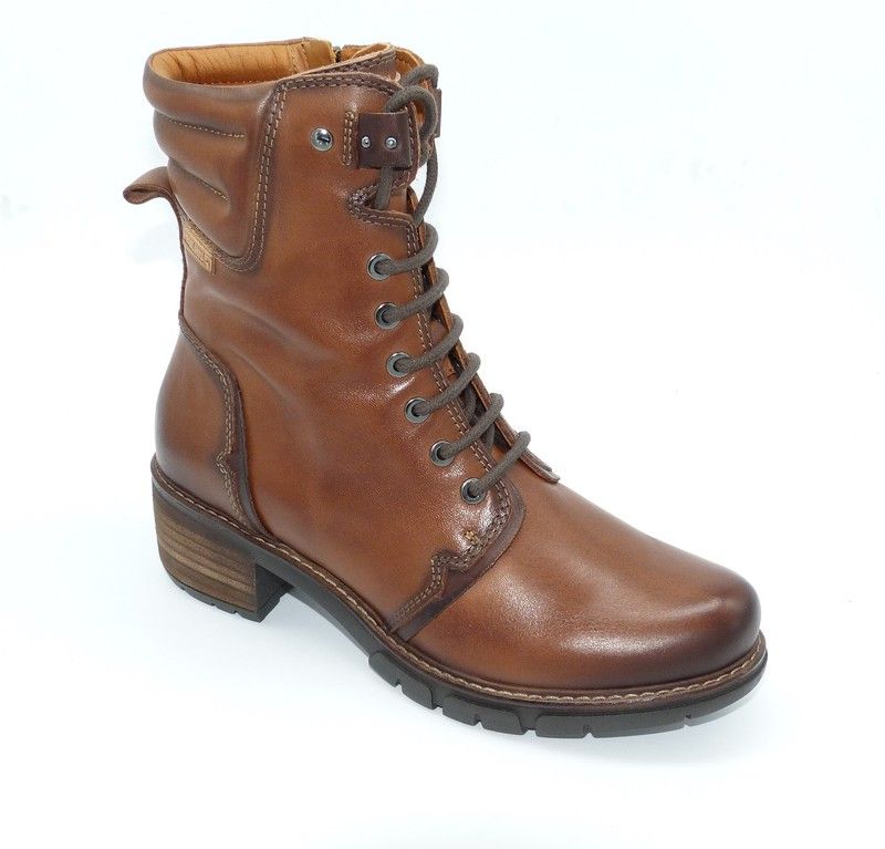 Botines Pikolinos San Sebastiá En Cuero Para Mujer - Tacón Bajo 5.2cm, Estilo Casual Y Elegante